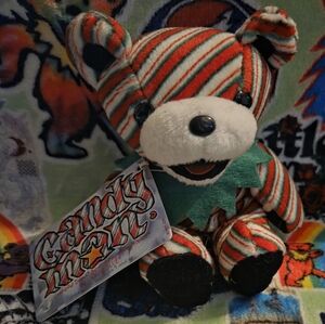 Grateful Dead Bear "Candyman" By Liquid Blue ~NWT~